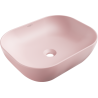 Mexen Rosa countertop washbasin 50 x 40 cm, Pink matt - 21095044
