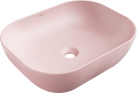 Mexen Rosa countertop washbasin 50 x 40 cm, Pink matt - 21095044