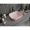 Mexen Rosa countertop washbasin 50 x 40 cm, Pink matt - 21095044