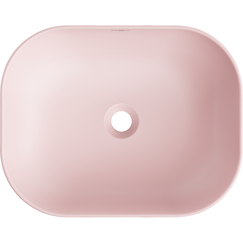 Mexen Rosa countertop washbasin 50 x 40 cm, pink matte - 21095044