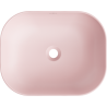 Mexen Rosa countertop washbasin 50 x 40 cm, Pink matt - 21095044