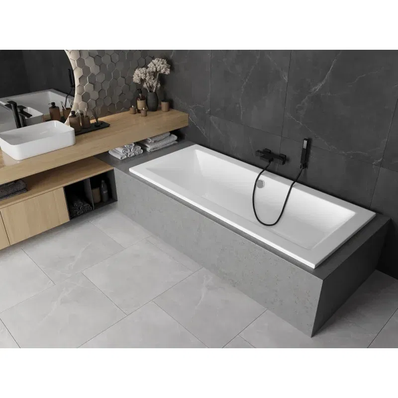 Mexen Cube rectangular bath 170 x 80 cm, white - 55051708000