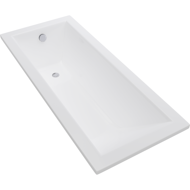 Mexen Cubik rectangular bath 150 x 70 cm, white - 55031507000