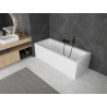 Mexen Cubik rectangular bathtub 150 x 70 cm with panels, White - 55031507000X