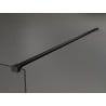 Mexen Kioto shower screen 130 x 200 cm, Graphite 8 mm, Black - 800-130-101-70-40