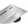 Mexen Flat 360° M03 swivel linear drain 70 cm, Chrome - 1022070-40