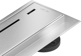Mexen Flat 360° M03 swivel linear drain 70 cm, Chrome - 1022070-40