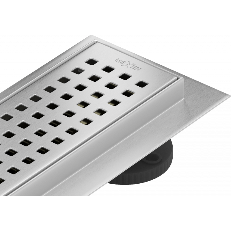 Mexen Flat 360° M08 90 cm Rotating Linear Drain, Inox - 1025090-40