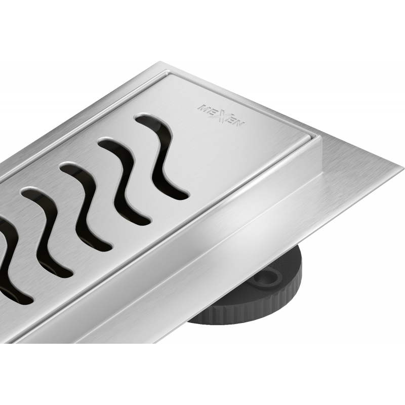 Mexen Flat 360° M09 swivel linear drain 60 cm, Chrome - 1028060-40