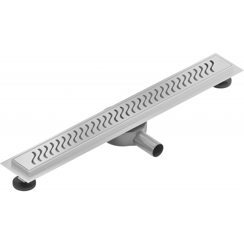 Mexen Flat 360° M09 70 cm Rotary Linear Drain, Inox - 1028070-40