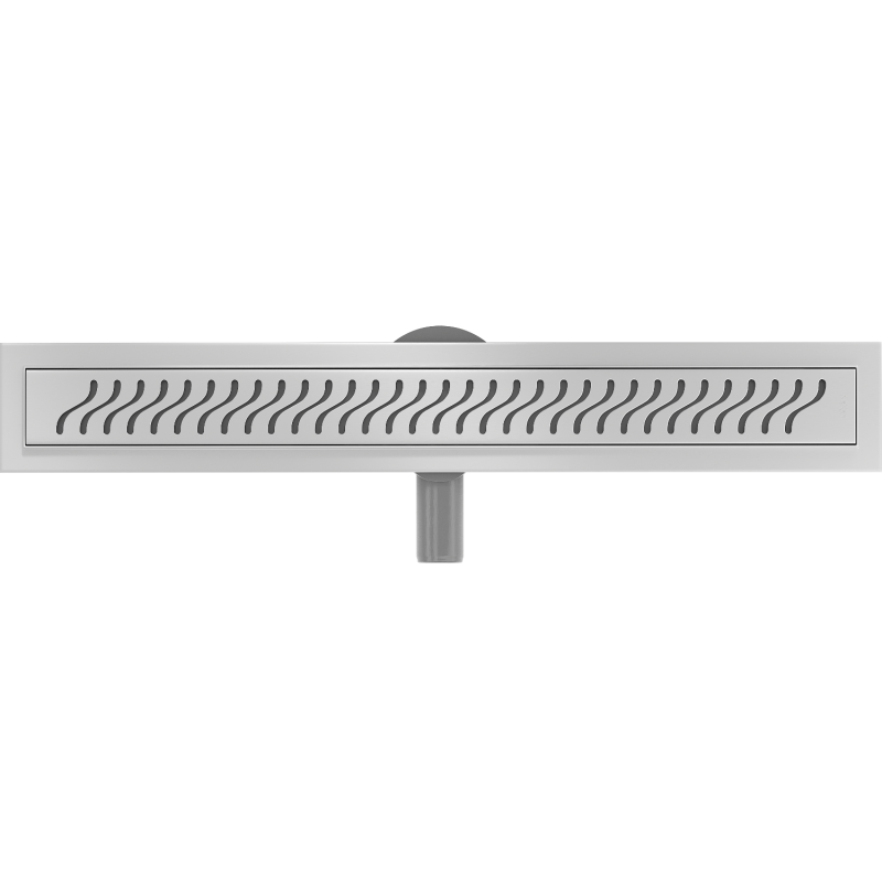 Mexen Flat 360° M09 70 cm Swivel Linear Drain, Inox - 1028070-40