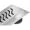 Mexen Flat 360° M09 Linear Rotating Drain 90 cm, Inox - 1028090-40