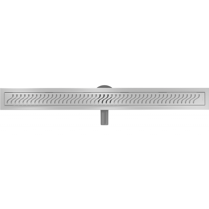 Mexen Flat 360° M09 90 cm Rotating Linear Drain, Inox - 1028090-40