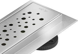 Mexen Flat 360° M12 360° Rotating Linear Drain 70 cm, Inox - 1021070-40