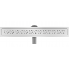 Mexen Flat 360° M12 swivel linear drain 70 cm, Chrome - 1021070-40