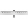 Mexen Flat 360° M12 swivel linear drain 100 cm, Chrome - 1021100-40