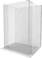 Mexen Kioto free-standing shower screen 140 x 30 x 30 cm, transparent, chrome - 800-140-030-222-01-00-030