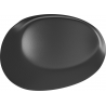 Mexen M07 bath pillow, black - 55007-70