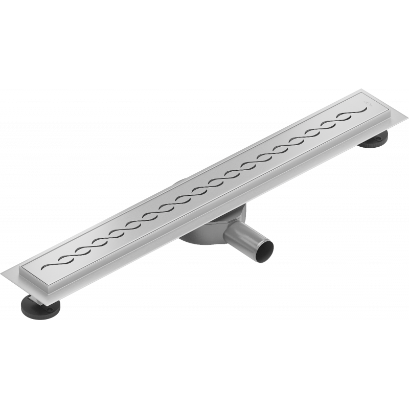 Mexen Flat 360° M18 Rotating Linear Drain 60 cm, Inox - 1023060-40