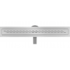 Mexen Flat 360° M18 swivel linear drain 70 cm, Chrome - 1023070-40