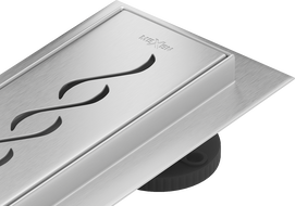 Mexen Flat 360° M18 100 cm Rotating Linear Drain, Inox - 1023100-40