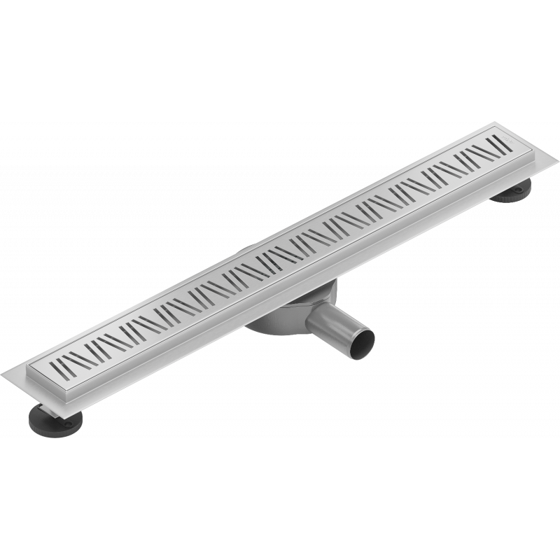 Mexen Flat 360° M22 60 cm Rotating Linear Drain, Inox - 1029060-40