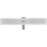 Mexen Flat 360° M22 Rotating Linear Drain 70 cm, Inox - 1029070-40