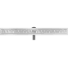 Mexen Flat 360° M22 80 cm Rotating Linear Drain, Inox - 1029080-40