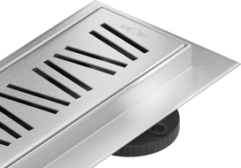 Mexen Flat 360° M22 Rotating Linear Drain 80 cm, Inox - 1029080-40