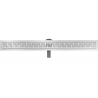 Mexen Flat 360° M22 swivel linear drain 100 cm, Chrome - 1029100-40