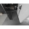 Mexen Kioto freestanding shower screen 160 x 30 x 30 cm, transparent, gun gray brushed - 800-160-030-222-66-00-030