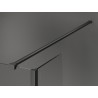 Mexen Kioto freestanding shower screen 160 x 30 x 30 cm, transparent, gun gray brushed - 800-160-030-222-66-00-030
