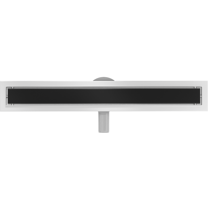 Mexen Flat 360° MGB rotatable linear drain 50 cm, black glass - 1026050-40