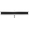 Mexen Flat 360° MGB swivel linear drain 70 cm, Black Glass - 1026070-40