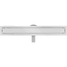Mexen Flat 360° MGW 50 cm Rotating Linear Drain, White Glass - 1027050-40