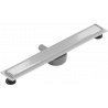 Mexen Flat 360° MGW 60 cm Rotating Linear Drain, White Glass - 1027060-40