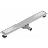 Mexen Flat 360° MGW 60 cm Rotating Linear Drain, White Glass - 1027060-40