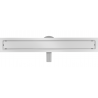 Mexen Flat 360° MGW swivel linear drain 70 cm, White Glass - 1027070-40