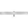 Mexen Flat 360° MGW Rotatable Linear Drain 80 cm, White Glass - 1027080-40