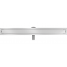 Mexen Flat 360° MGW swivel linear drain 100 cm, White Glass - 1027100-40