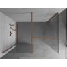 Mexen Kioto Walk-in Shower Panel 100 x 70 cm, Transparent, Brushed Bronze - 800-100-202-65-00-070
