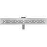 Mexen Flat 360° M01 swivel linear drain 70 cm, Chrome - 1020070-40