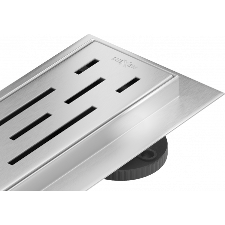 Mexen Flat 360° M01 swivel linear drain 80 cm, Chrome - 1020080-40