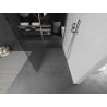 Mexen Kioto Walk-in Shower Wall 130 x 95 cm, transparent, chrome - 800-130-212-01-00-095