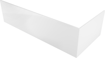 Mexen Uni rectangular bathtub panel 170x70 cm, White - 55099-17070