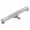 Mexen Flat 360° M13 2in1 swivel linear drain 70 cm, Chrome - 1010070-40