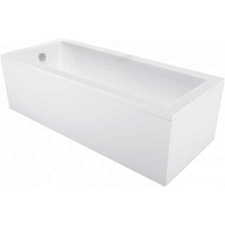 Mexen Cubik rectangular bathtub 150 x 70 cm with panels, White - 55031507000X