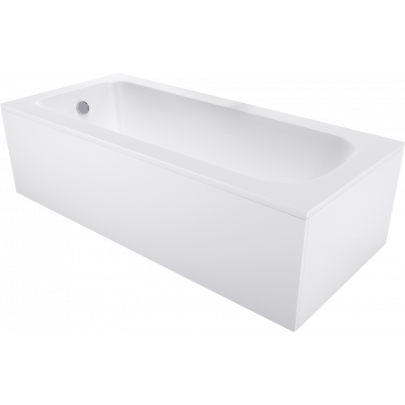 Mexen Vega rectangular bathtub 170 x 70 cm with panels, White - 55011707000X