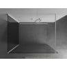 Mexen Kioto Walk-in Shower Wall 140 x 105 cm, transparent, white - 800-140-212-20-00-105