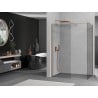 Mexen Kioto shower wall Walk-in 180 x 75 cm, transparent, brushed copper - 800-180-202-65-00-075